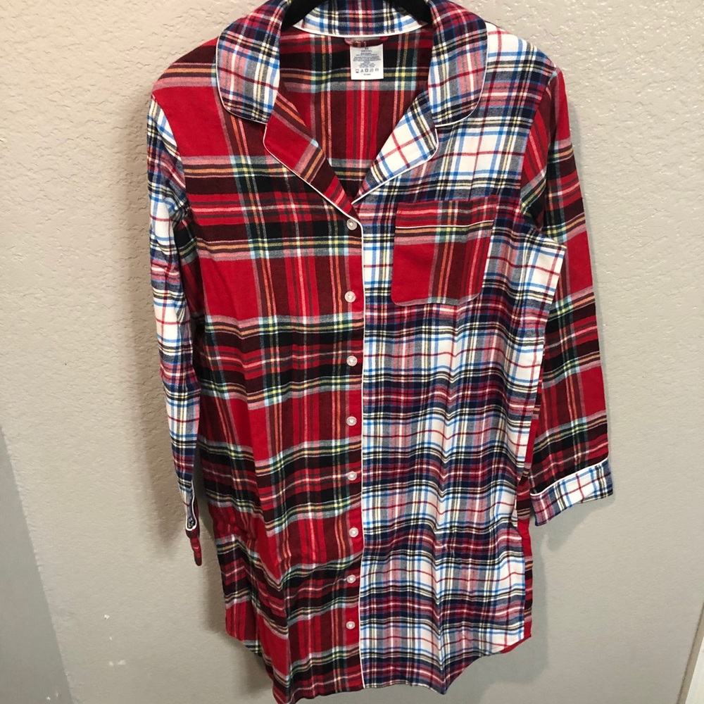 🔥Price Firm🔥 Cute Plaid Nightshirt